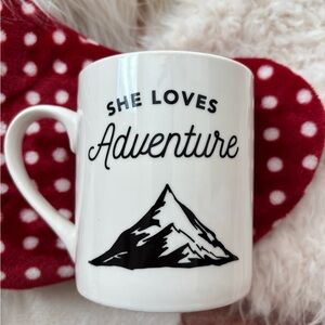 Hazel White Adventure Mug